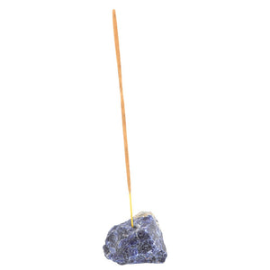 SODALITE INCENSE HOLDER RAW GEMSTONE CRYSTAL