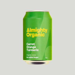 ALMIGHTY ORANGE TURMERIC JUICE CAN