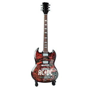 ACDC MINIATURE GUITAR FIGURINE