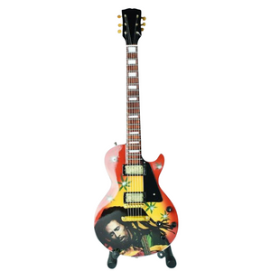 BOB MARLEY MINIATURE GUITAR FIGURINE