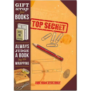 TOP SECRET GIFT WRAP FOR BOOKS