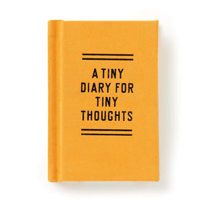 TINY DIARY FOR TINY THOUGHTS MULTI-COLOURED 7X1X10CM JOURNAL