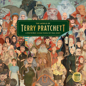 THE WORLD OF TERRY PRATCHETT 1000 PIECE PUZZLE: A DISCWORLD JIGSAW BY PAUL KIDBY