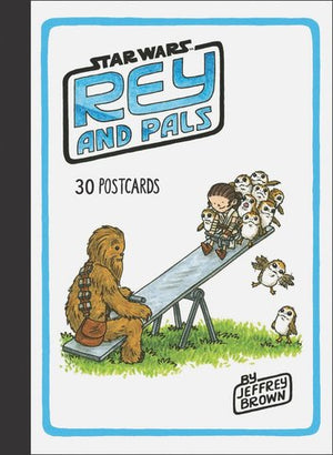 JEFFREY BROWN | STAR WARS REY AND PALS 30 POSTCARDS