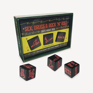 CHRONCLE BOOKS | SEX DRUGS ROCK N ROLL DATE NIGHT DICE