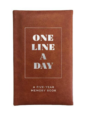 JOURNAL | ONE LINE A DAY VEGAN LEATHER JOURNAL