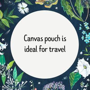 CHRONCLE BOOKS | MOON FLOWER PORTABLE PUZZLE 100 PIECE JIGSAW AND POUCH