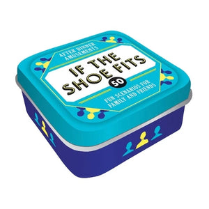 AFTER DINNER AMUSEMENTS | IF THE SHOE FITS TIN GAME