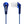 METALLIC HEADPHONE EARBUDS BLUE