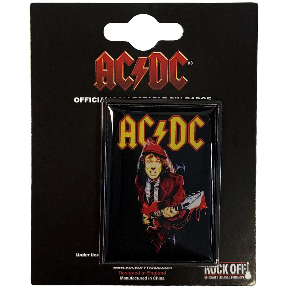 AC/DC PIN BADGE: ANGUS – Real Groovy
