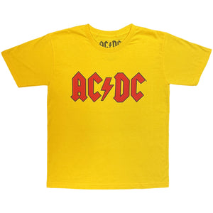 AC/DC KIDS TEE: LOGO YELLOW
