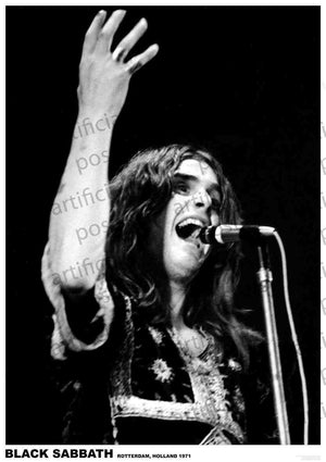OZZY OSBOURNE HOLLAND ROTTERDAM 1971 POSTER 397