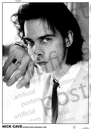 NICK CAVE POSTER BRUSSELS 1989 226
