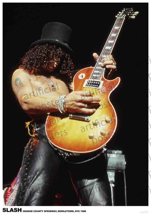 SLASH NEW YORK CITY 1988 POSTER GUNS N ROSES 169