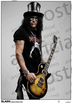 SLASH LONDON MARCH 2008 POSTER GUNS N ROSES 440
