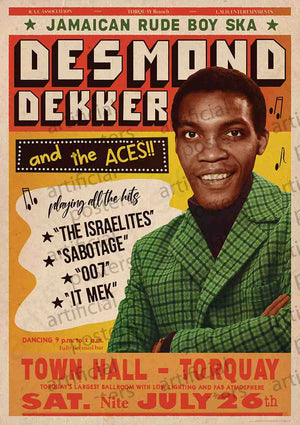 DESMOND DEKKER TORQUAY POSTER 6