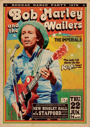 BOB MARLEY BINGLEY HALL POSTER 415