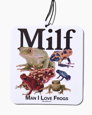 MILF MAN I LOVE FROGS FREESIA AIR FRESHENER