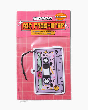 CASSETTE TAPE 90s HITS STRAWBERRY AIR FRESHENER