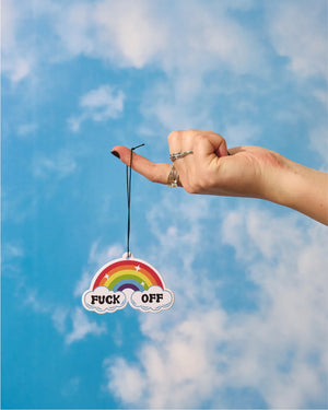 FUCK OFF RAINBOW AIR FRESHENER