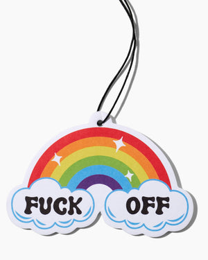 FUCK OFF RAINBOW AIR FRESHENER