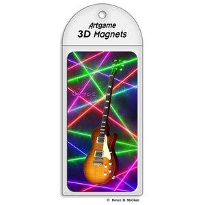 GUITARS 3D HOLOGRAM MAGNET