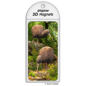 KIWI 3D HOLOGRAM MAGNET