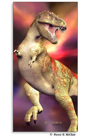 TREX 3D MIDI POSTER 50CMX30CM (18"x 9")