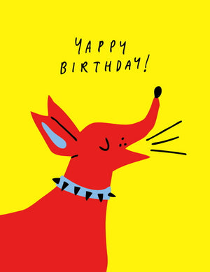 YAPPY BIRTHDAY CARD
