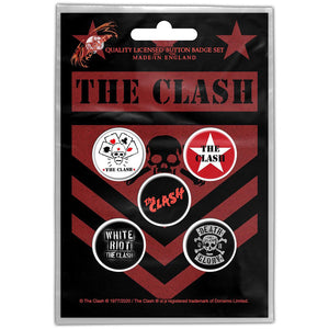 CLASH BUTTON BADGE PACK LONDON CALLING