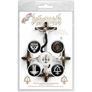 BEHEMOTH BUTTON BADGE PACK: OPVS CONTRA NATVRAM