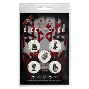 SLEEP TOKEN BUTTON BADGE PACK VESSEL MASK