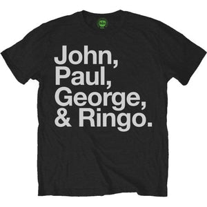 BEATLES GROUP NAMES TEE