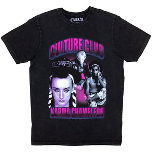 BOY GEORGE & CULTURE CLUB UNISEX STONE WASH TEE