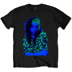 BILLIE EILISH PRESS PHOTO NEON TEE