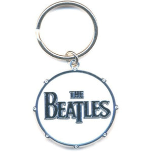 BEATLES DRUM LOGO KEYRING