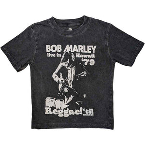 BOB MARLEY CHARCOAL KIDS TEE