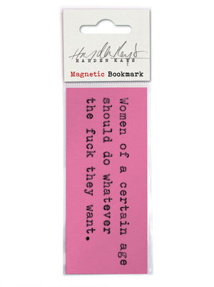 BOOKMARK | WOMEN OF A CERTAIN AGE MAGNETIC BOOKMARK