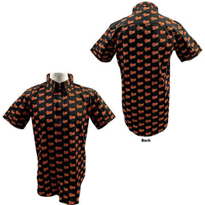 BOWIE LOGO SHIRT BLACK SHORT SLEEVE
