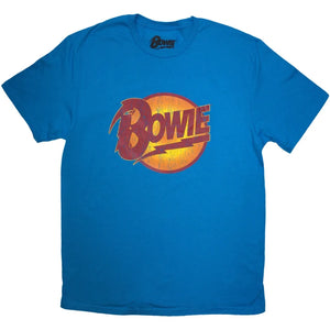 DAVID BOWIE VINTAGE DIAMOND DOGS BLUE TEE