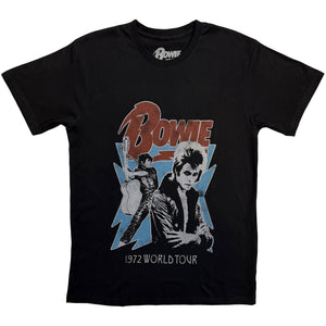 DAVID BOWIE 1972 WORLD TOUR TSHIRT