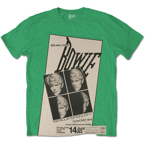 DAVID BOWIE 83 TOUR GREEN TEE