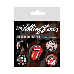 ROLLING STONES BUTTON BADGE PACK