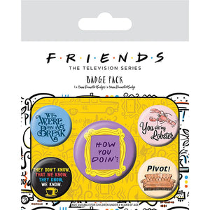 FRIENDS QUOTES BADGE PACK
