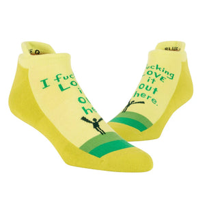 I FUCKING LOVE IT OUT HERE SNEAKER WORKOUT SOCKS S/M 5-9