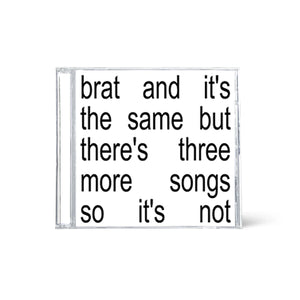 CHARLI XCX | BRAT AND IT'S THE SAME BUT THERE'S THREE MORE SONGS SO IT'S NOT