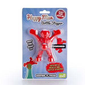 HAPPY MAN BOTTLE STOPPER