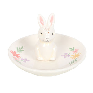 BUNNY TRINKET DISH RING HOLDER