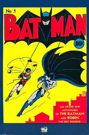 BATMAN AND ROBIN RETRO COMIC POSTER 699