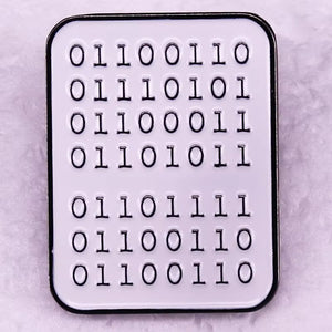 BINARY FUCK YOU BADGE